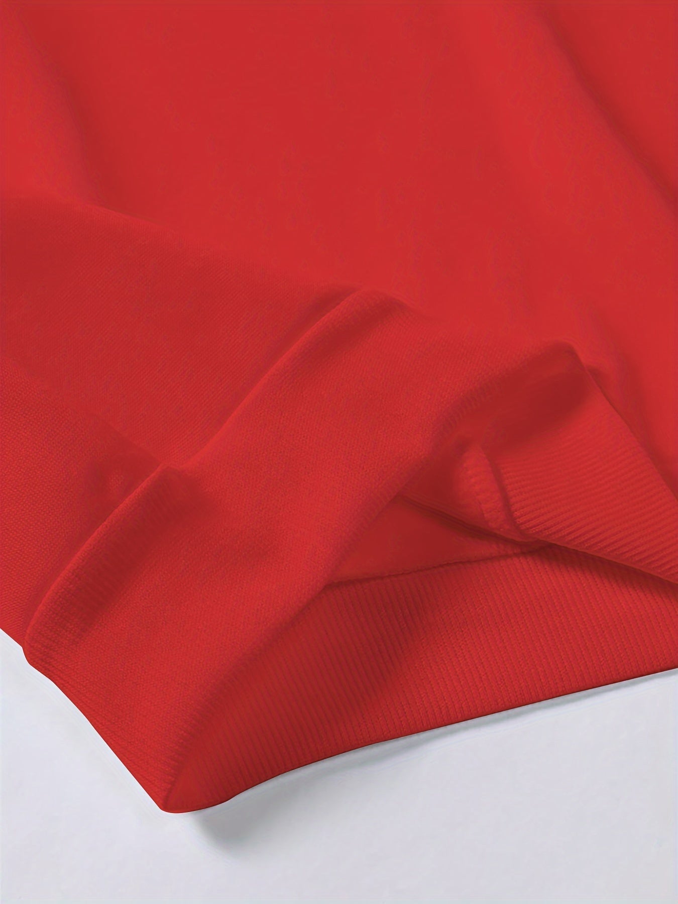 Men’s Printed Crewneck Sweatshirt – Trendy Casual Street Pullover