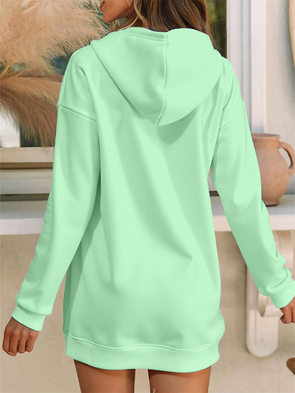 Vestido con capucha extragrande “MILANO” para mujer - Suéter largo y cálido