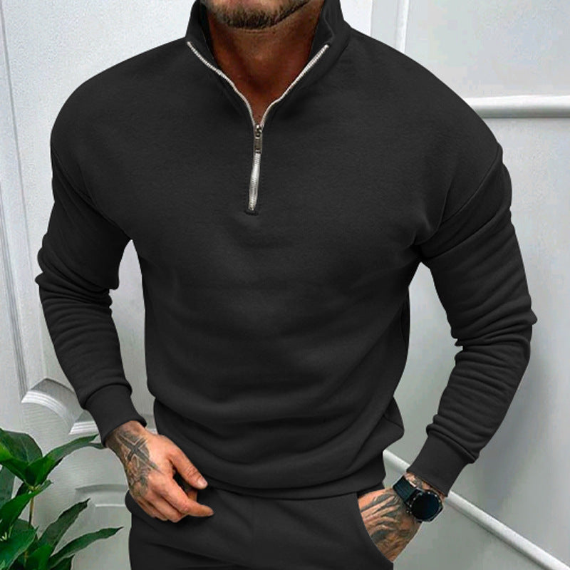 Sudadera Loom & Soul™ de Color Liso – Top Casual de Manga Larga para Comodidad y Estilo Diarios