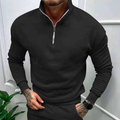 Sudadera Loom & Soul™ de Color Liso – Top Casual de Manga Larga para Comodidad y Estilo Diarios