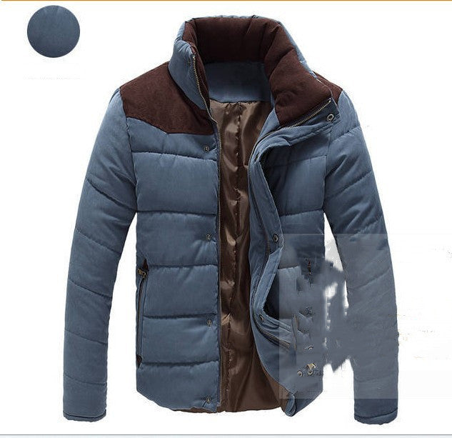 Parka informal cálida para hombre Loom & Soul™ – Abrigo de invierno cortavientos con cubierta ligera de poliéster
