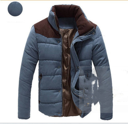Parka informal cálida para hombre Loom & Soul™ – Abrigo de invierno cortavientos con cubierta ligera de poliéster