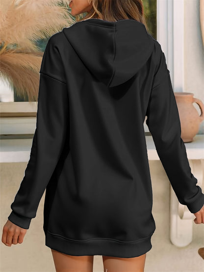 Vestido con capucha extragrande “MILANO” para mujer - Suéter largo y cálido