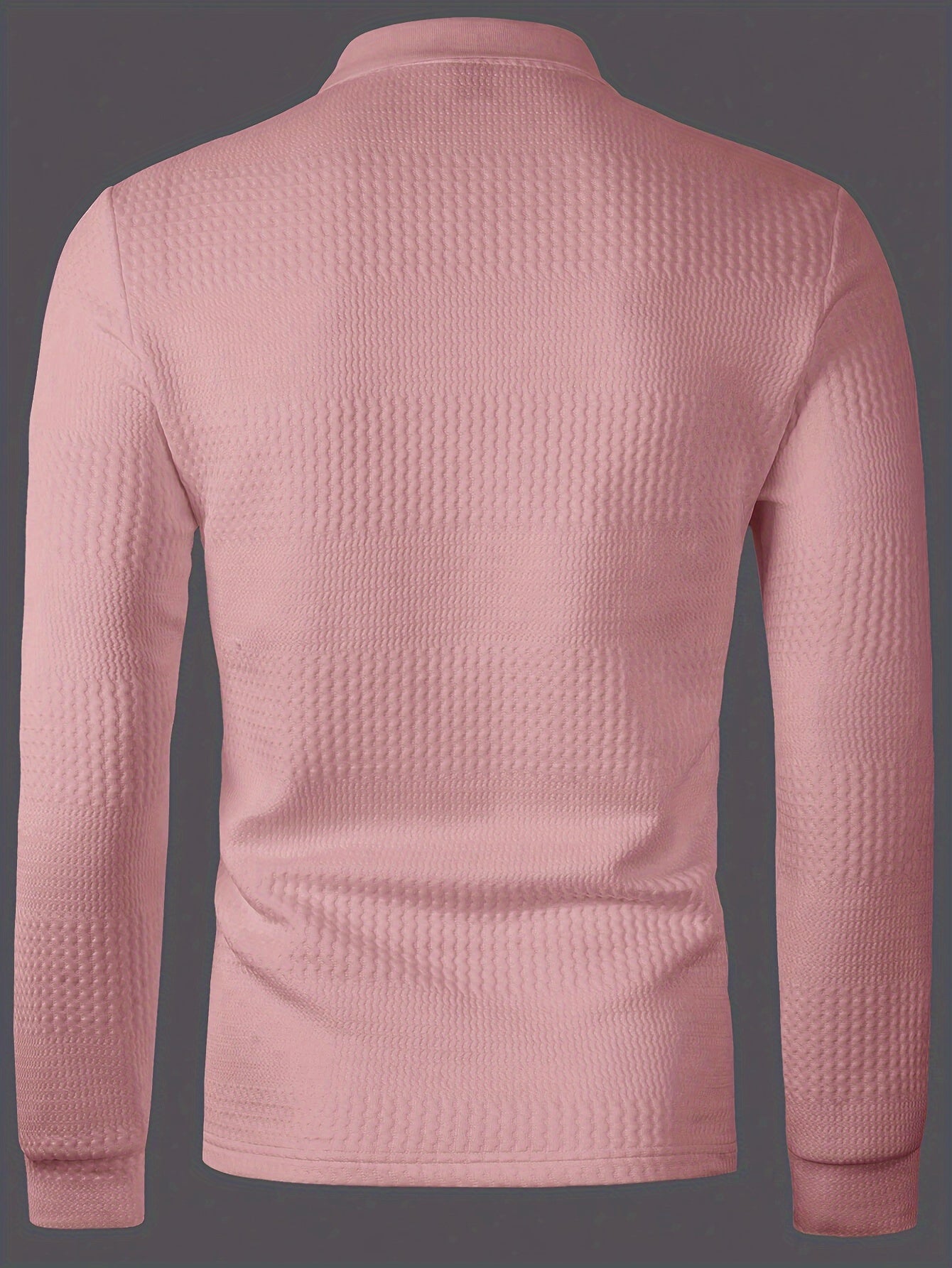 Polo Homme d'Été à Revers Jacquard – Coupe Slim Manches Courtes