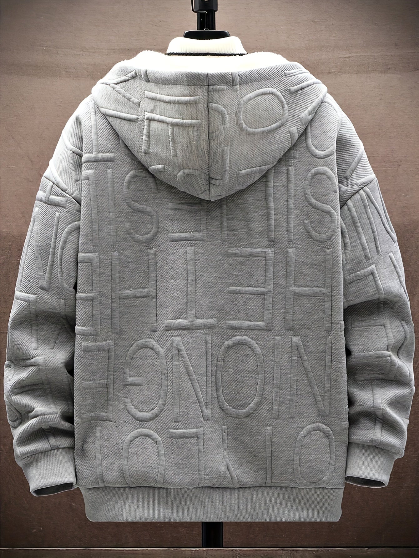 Sudadera con capucha y cremallera de felpa para hombre Loom & Soul - Edición festiva