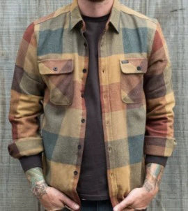 Cárdigan informal grueso para hombre Loom & Soul – Camisa de manga larga estilo británico