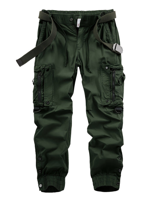 Pantalones cargo tácticos para hombre – Pantalones de senderismo de exterior con multibolsillos