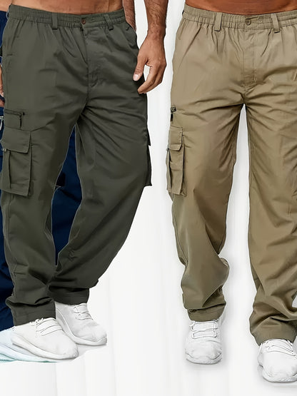 Pantalones cargo elásticos para hombre – Pantalones tácticos de trabajo elásticos