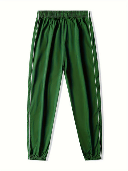 Pantalones de Jogging Holgados de Hombre con Cordón – Transpirables Informales para Exteriores