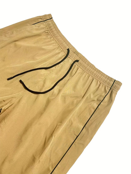 Pantalones de Jogging Holgados de Hombre con Cordón – Transpirables Informales para Exteriores