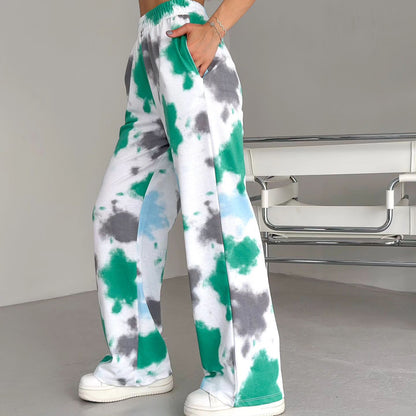 Pantalones rectos informales de algodón para mujer Loom & Soul – Pantalones holgados de algodón con micro elasticidad y ajuste relajado