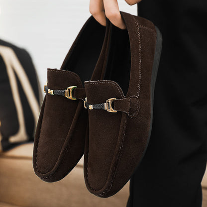 Zapatos de Lona Coreanos para Hombre Loom & Soul™ – Mocasines Casuales Ligeros y Transpirables sin Cordones con Diseño de Rayas