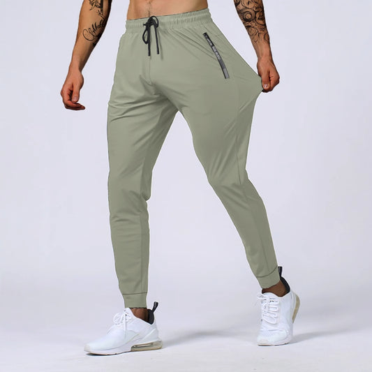 Loom & Soul™ Men’s Jogging Sports Pants – Lightweight Yoga & Training Trousers with High Elastic Comfort Fit