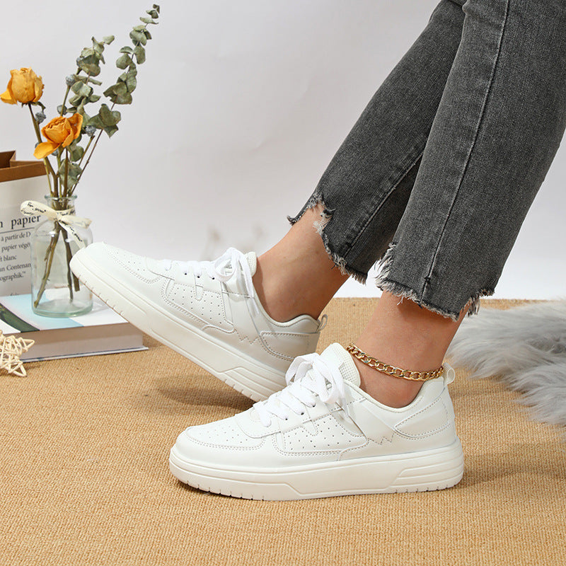 Zapatillas deportivas unisex con plataforma Loom & Soul – Calzado deportivo casual antideslizante estilo europeo y americano con suela suave de EVA