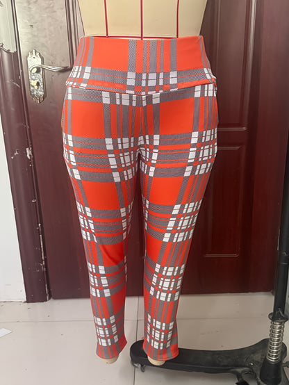 Leggings forradas de vellón de talle alto para mujer – Pantalones rectos abrigados de invierno