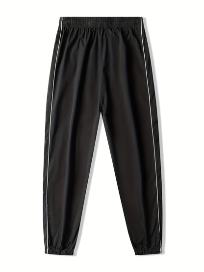 Pantalones de Jogging Holgados de Hombre con Cordón – Transpirables Informales para Exteriores