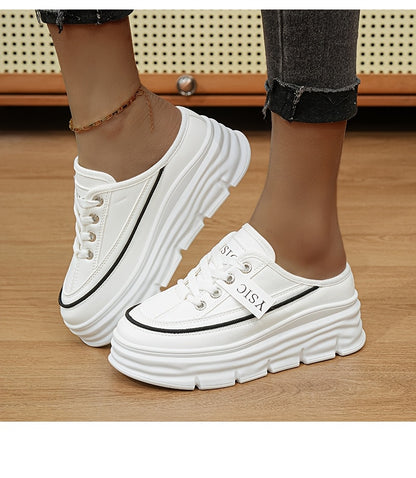 Zapatos Planos Casuales de Verano – Sandalias Cómodas de Uso Diario con Cordones