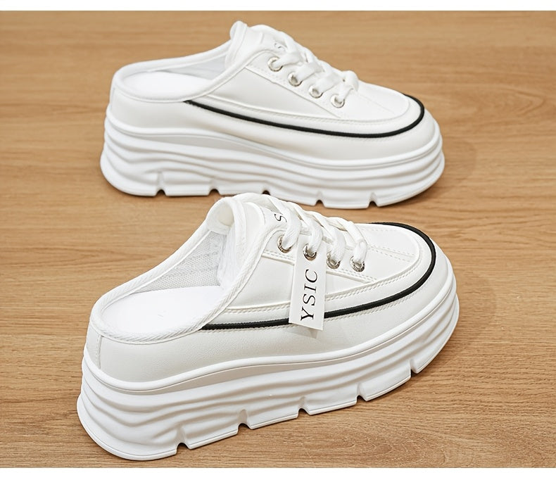 Zapatos Planos Casuales de Verano – Sandalias Cómodas de Uso Diario con Cordones