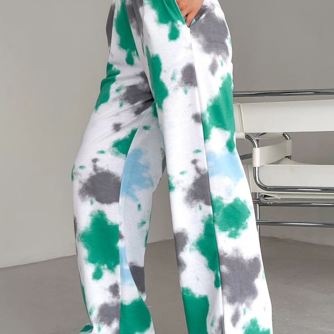 Pantalones rectos informales de algodón para mujer Loom & Soul – Pantalones holgados de algodón con micro elasticidad y ajuste relajado