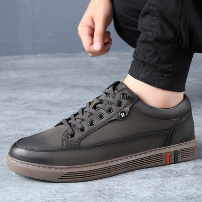 Men’s Leather Casual Shoes – Soft Upper Minimal Everyday Fit
