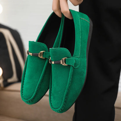 Zapatos de Lona Coreanos para Hombre Loom & Soul™ – Mocasines Casuales Ligeros y Transpirables sin Cordones con Diseño de Rayas