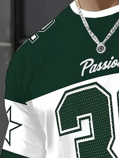 Camiseta Gráfica de Secado Rápido para Hombre – Camiseta Deportiva Transpirable