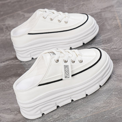 Zapatos Planos Casuales de Verano – Sandalias Cómodas de Uso Diario con Cordones